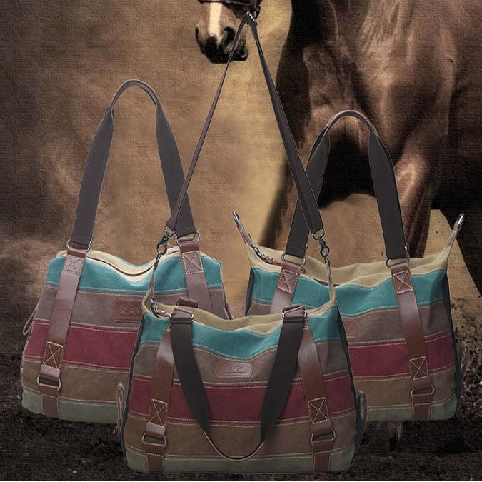 VIVA VOYAGE Canvas Shoulder Bag From Journey Collection